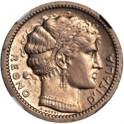 50 Bani Prova, Romania, 1921 reverse image