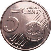 5 Euro Cents - Philippe reverse image