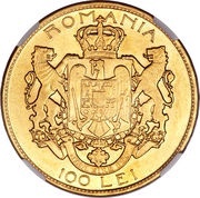 100 Lei - Ferdinand I, Romania, 1922 reverse image