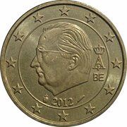 10 Euro Cents - Albert II 2nd map, 2nd type, 1st portrait obverse image