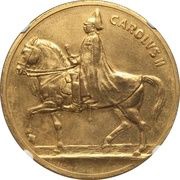 12 Ducat - Carol II Pattern obverse image