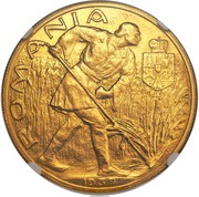 12 Ducat - Carol II Galben Mare, Romania, 1939 reverse image