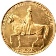 12 Ducat - Carol II Galben Mare reverse image