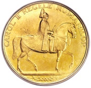 12 Ducat - Carol II Galben Mare, Romania, 1940 reverse image