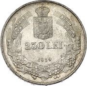 250 Lei - Carol II, Romania, 1939-1940 reverse image