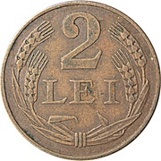 2 Lei - Mihai I reverse image