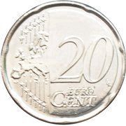 20 Euro Cents - Philippe, Belgium, 2014-2023 reverse image