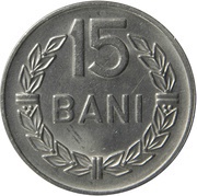15 Bani, Romania, 1960 reverse image
