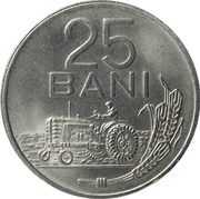 25 Bani, Romania, 1960 reverse image