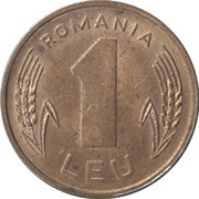 1 Leu, Romania, 1993-2006 reverse image