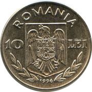 10 Lei European Football Championship obverse image