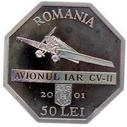 50 Lei IAR CV-11 obverse image