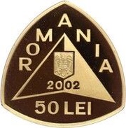50 Lei Alpine Chamois - Pattern, Romania, 2002 obverse image