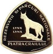 50 Lei Lynx - Pattern, Romania, 2002 reverse image