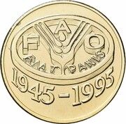 100 Lei - FAO Pattern reverse image