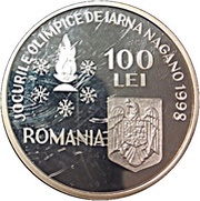 100 Lei 1998 Winter Olympics obverse image