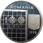 100 Lei FIFA World Cup obverse image