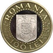 100 Lei FIFA World Cup - Pattern obverse image