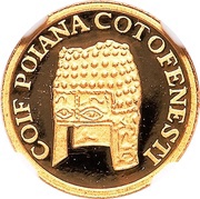 100 Lei History of Gold - Golden Helmet of Poiana Coţofeneşti reverse image