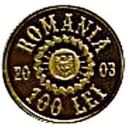 100 Lei History of Gold - The Apahida Eagle obverse image