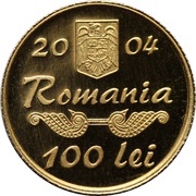 100 Lei History of Gold - Cantacuzin Engolpion obverse image
