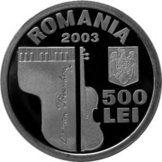 500 Lei Ciprian Porumbescu obverse image