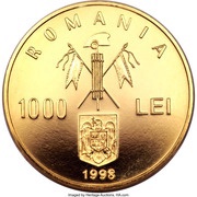 1000 Lei Romanian Revolution obverse image