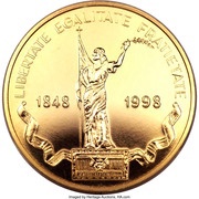 1000 Lei Romanian Revolution, Romania, 1998 reverse image