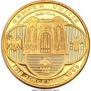 1000 Lei Anniversary of the 1 December 1918 Great Union, Romania, 1998 reverse image