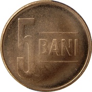 5 Bani Eagle without crown reverse image