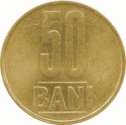 50 Bani Eagle without crown reverse image