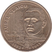 50 Bani Aurel Vlaicu reverse image