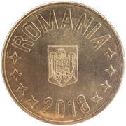 50 Bani Eagle with crown obverse image