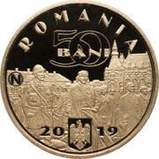 50 Bani King Ferdinand I obverse image