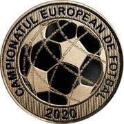 50 Bani 2020 European Football Championship, Romania, 2021 reverse image