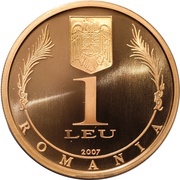 1 Leu Dimitrie Cantemir obverse image