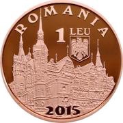 1 Leu Peleș Castle obverse image
