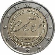 2 Euros - Albert II Belgian Presidency of the European Union obverse image