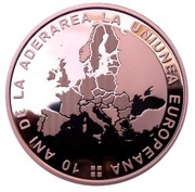 1 Leu European Union, Romania, 2017 reverse image