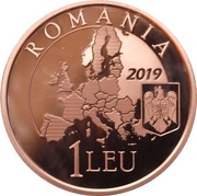 1 Leu Presidency of the Council of the European Union obverse image