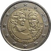 2 Euros - Albert II 100th Women's Day obverse image