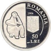 5 Lei Romanian Academy obverse image