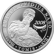 5 Lei Publius Ovidius Naso, Romania, 2008 reverse image