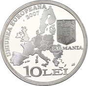 10 Lei Treaty of Rome obverse image