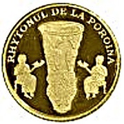 10 Lei The History of Gold - The Rhyton of Poroina reverse image