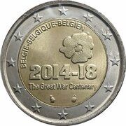 2 Euros - Philippe WW I Anniversary obverse image