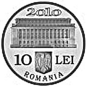 10 Lei National Bank of Romania obverse image