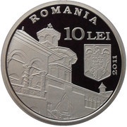 10 Lei Hurezi Monastery obverse image