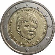 2 Euros - Philippe Child Focus obverse image