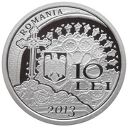 10 Lei Antim Monastery obverse image